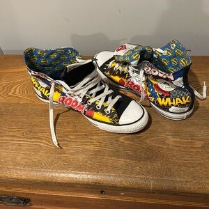 Men’s 11 DC Superman high tops Converse